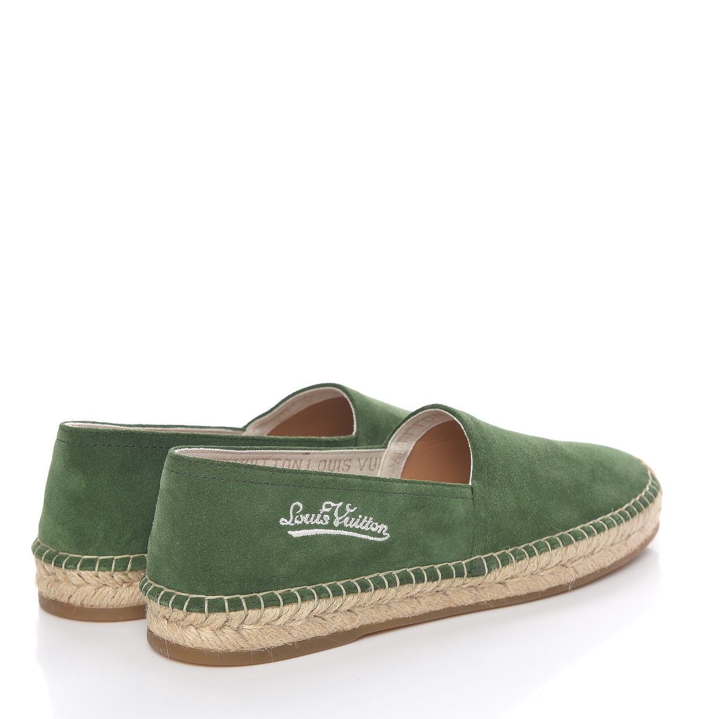 Suede Bidart Espadrilles 7 Green