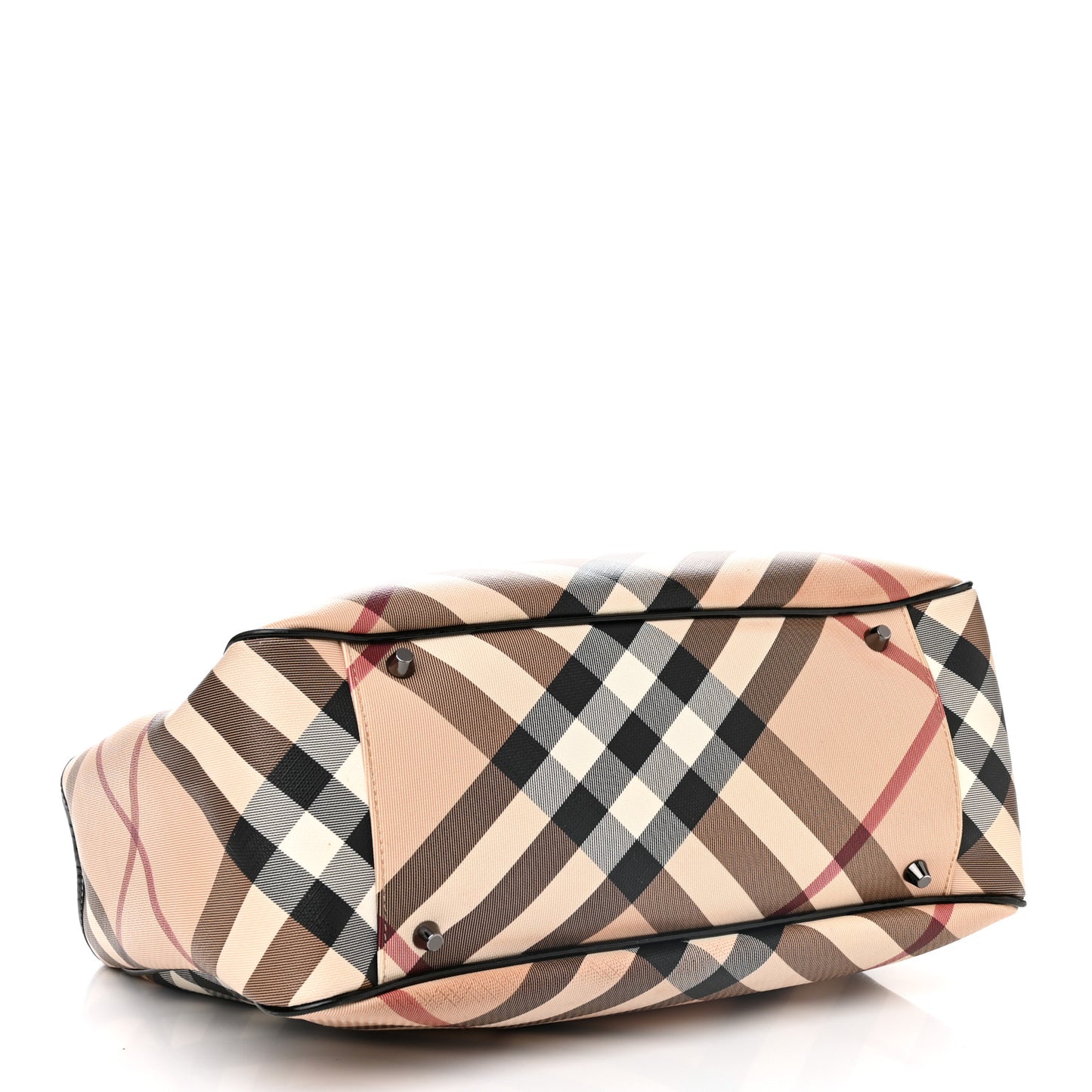 Nova Check Patent Medium Emmy Tote Black