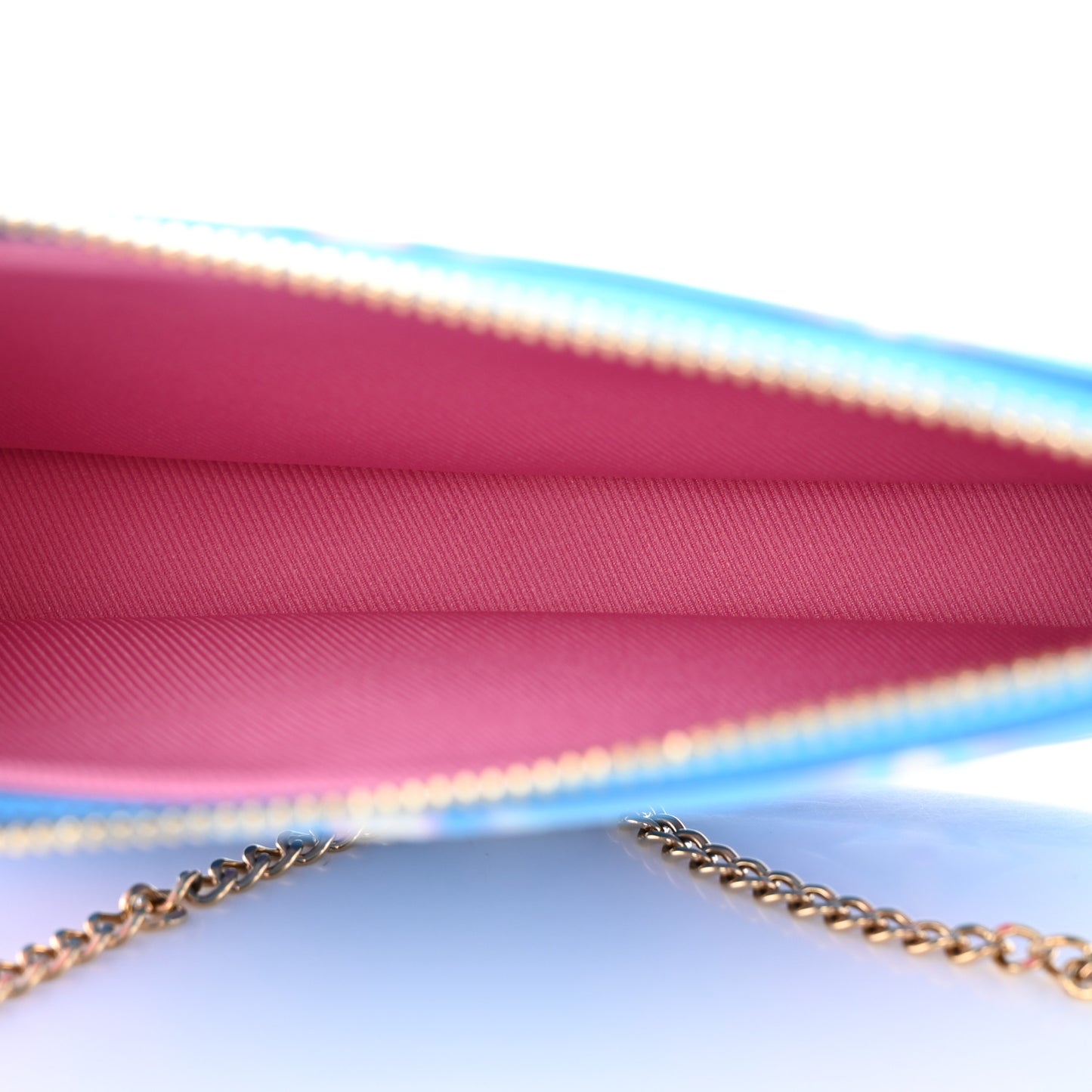 Vernis Valentine Mini Pochette Accessories Baby Blue Neon