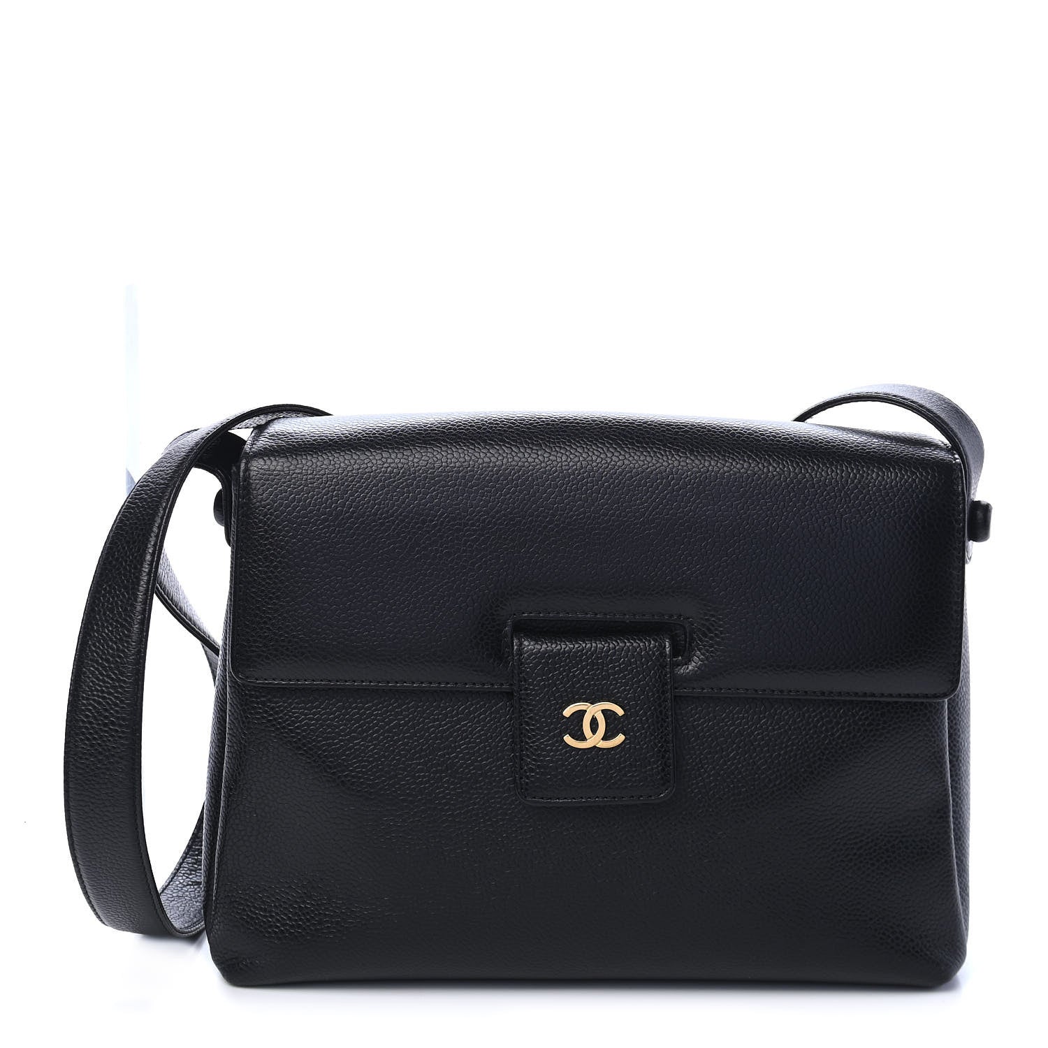 Chanel Caviar Medium Shoulder Bag Black 1 of 10
