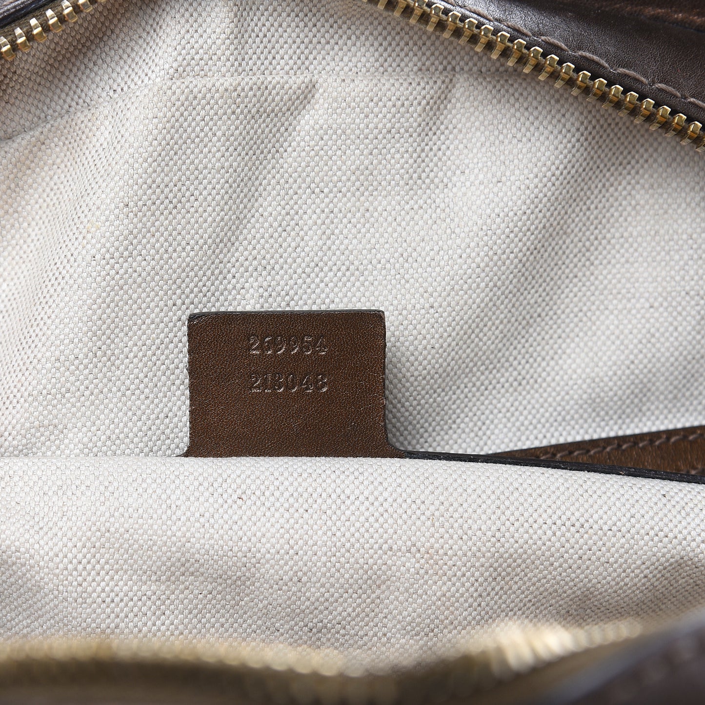 Metallic Guccissima Heart Bit Charm Dome Satchel Bronze