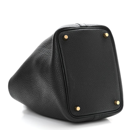 Hermes Taurillon Clemence Picotin Lock 18 PM Black 4 of 11