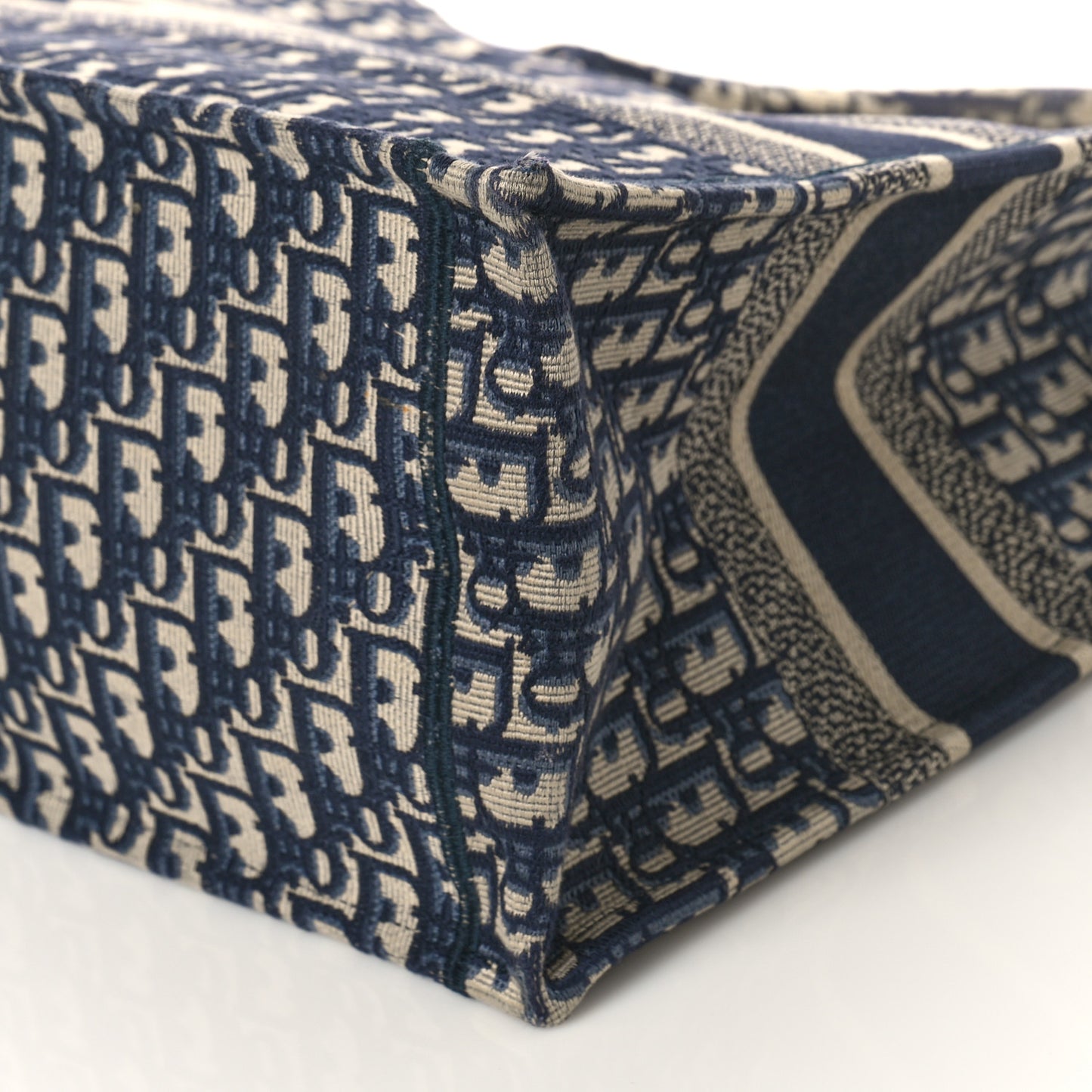 Oblique Medium Book Tote Blue Multicolor