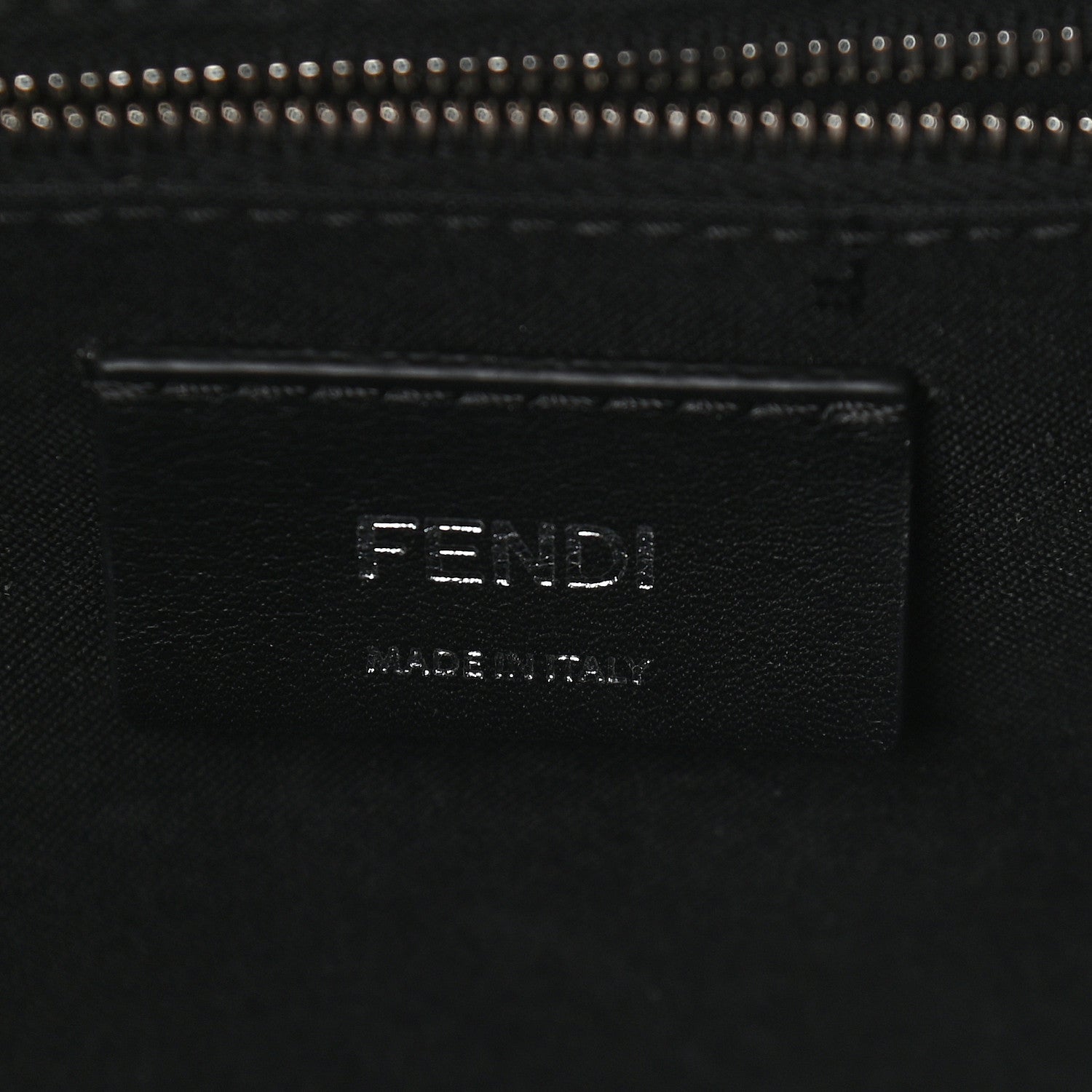 Fendi Shiny Nappa Trapuntata Mini Backpack Black 6 of 9