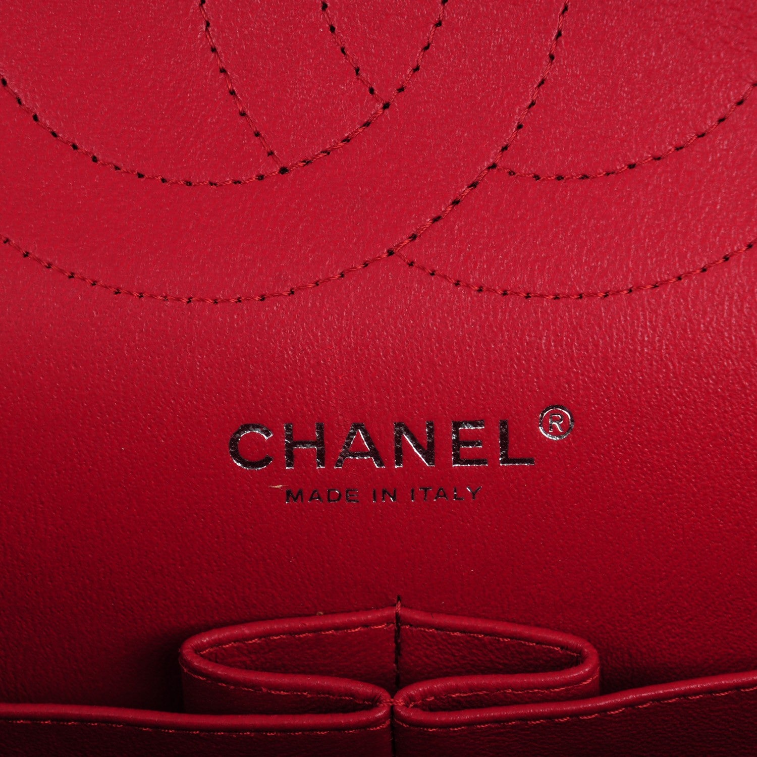 Chanel Caviar Quilted Jumbo Double Flap Red 7 of 9