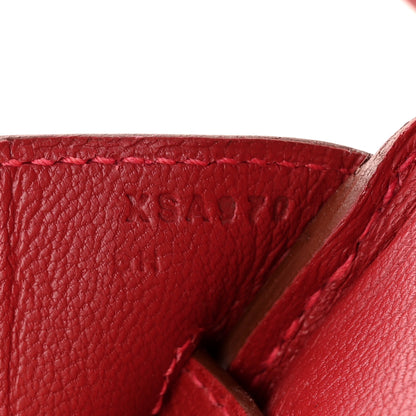 Hermes Ostrich Birkin 30 Rouge Vif 7 of 13