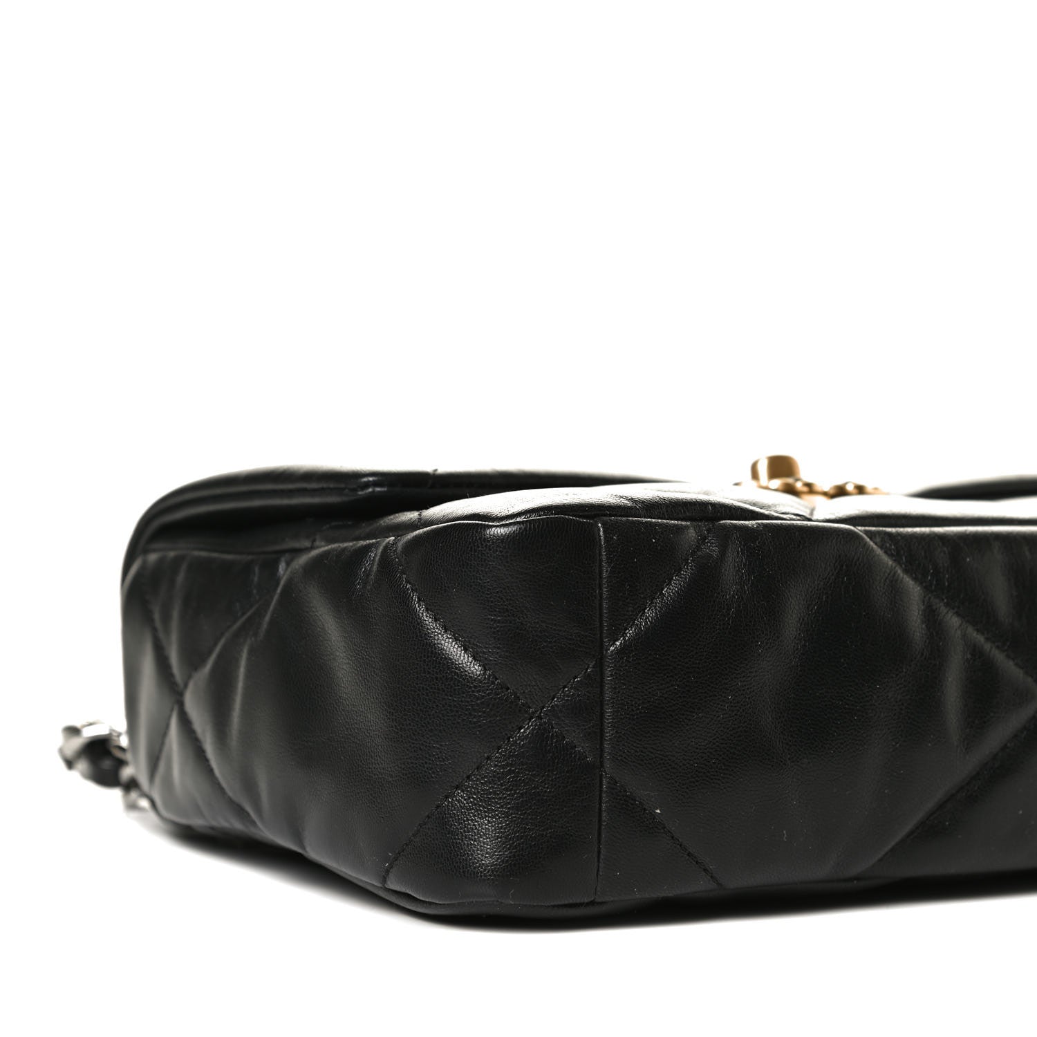 Chanel Goatskin Quilted Medium Chanel 19 Flap Black 9 of 14