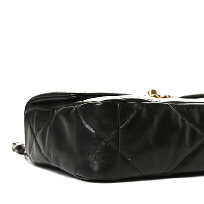 Chanel Goatskin Quilted Medium Chanel 19 Flap Black 9 of 14