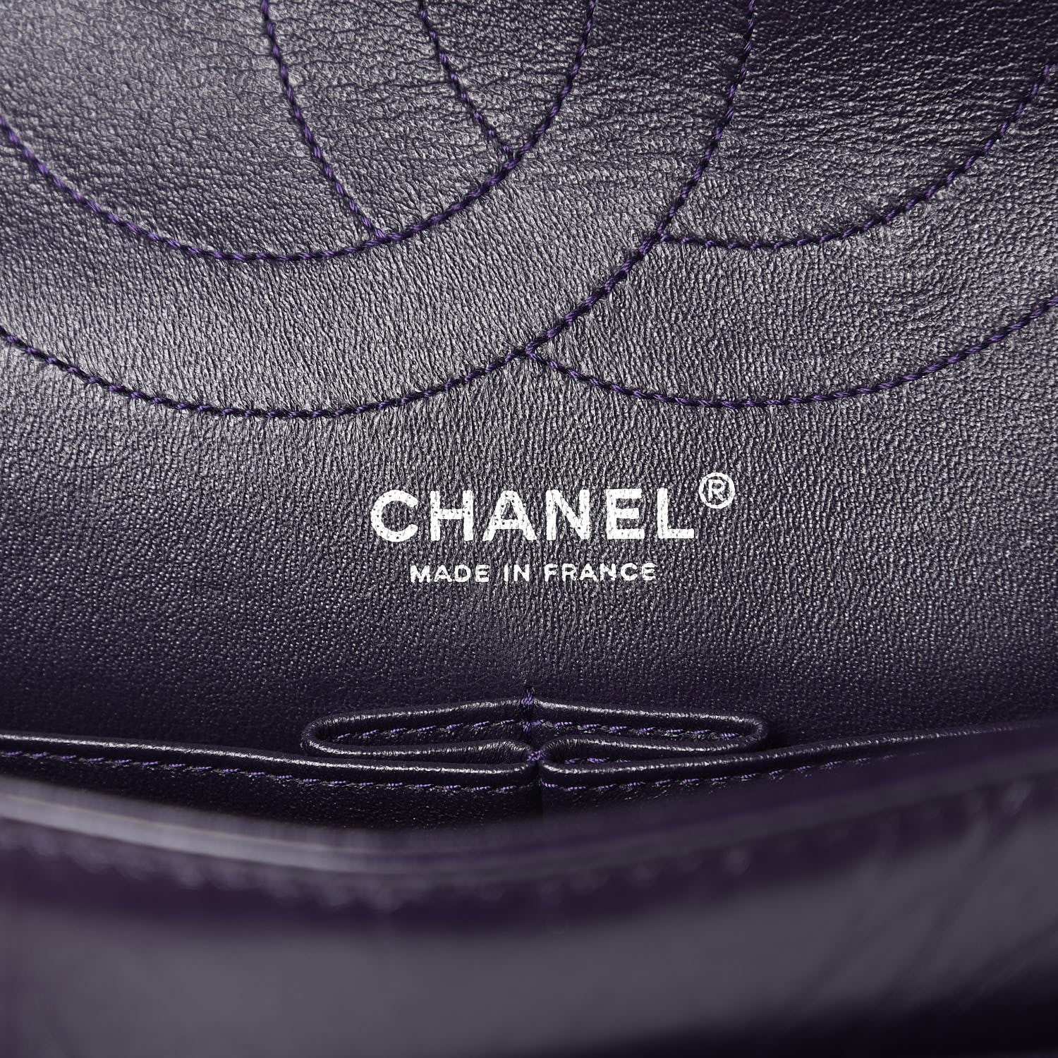 Chanel Aged Calfskin Quilted 2.55 Reissue 227 Flap Dark Purple 7 of 8