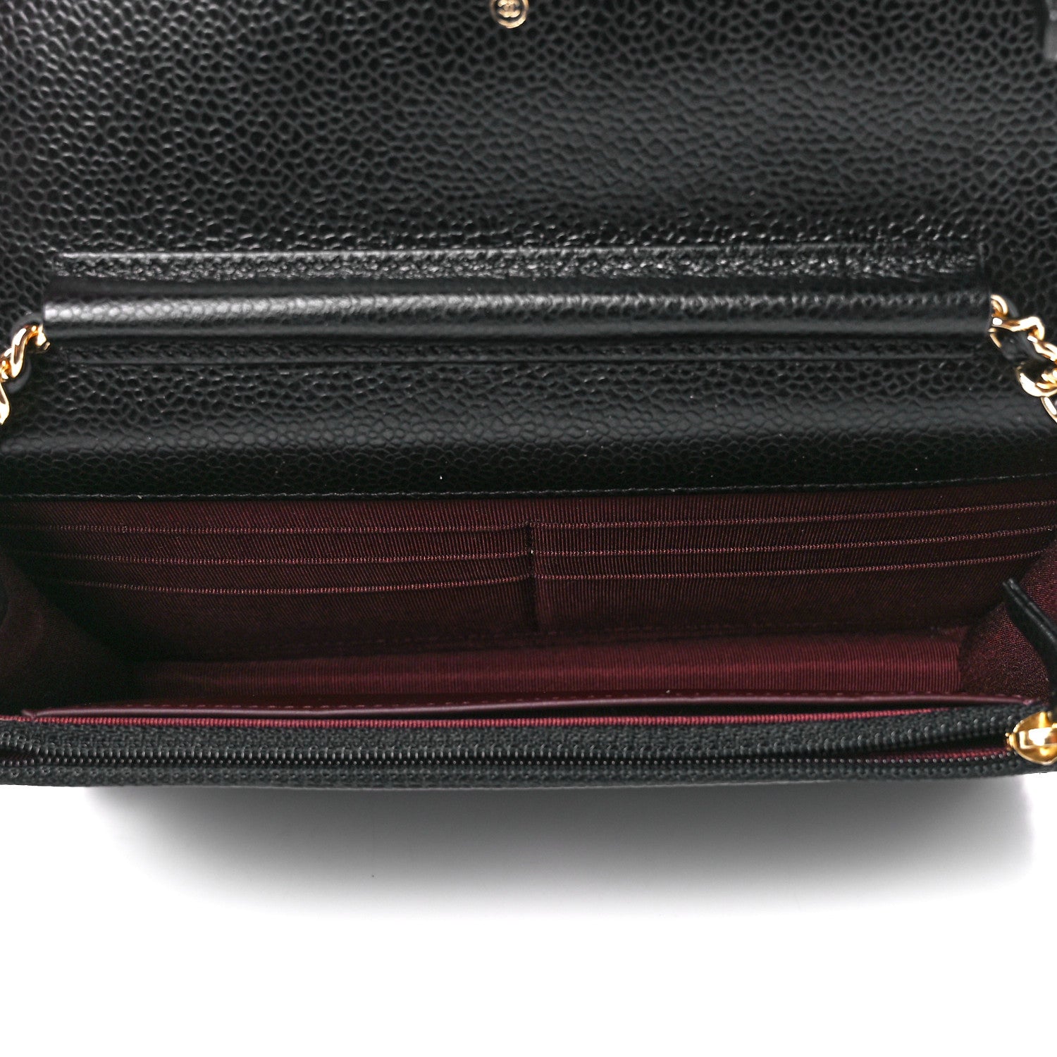 Chanel Caviar Quilted Wallet on Chain WOC Black 5 of 12