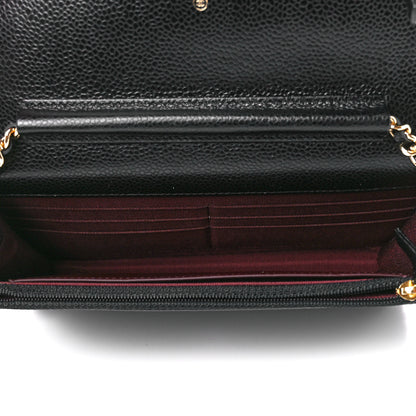 Chanel Caviar Quilted Wallet on Chain WOC Black 5 of 12