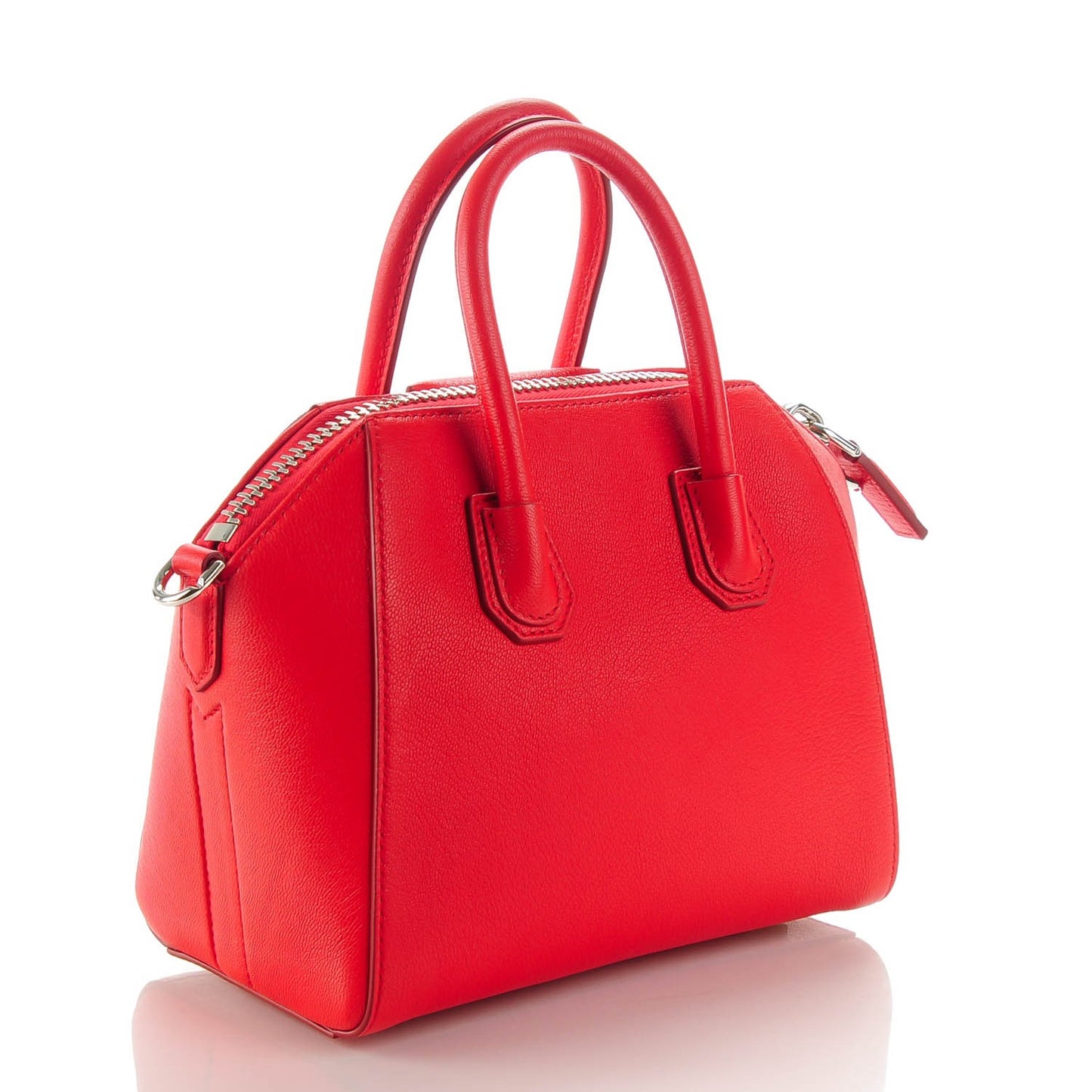 Sugar Goatskin Mini Antigona Red