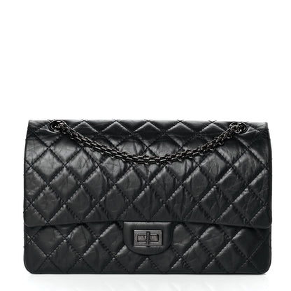 Chanel Aged Calfskin Quilted 2.55 Reissue 226 Flap So Black 1 of 10
