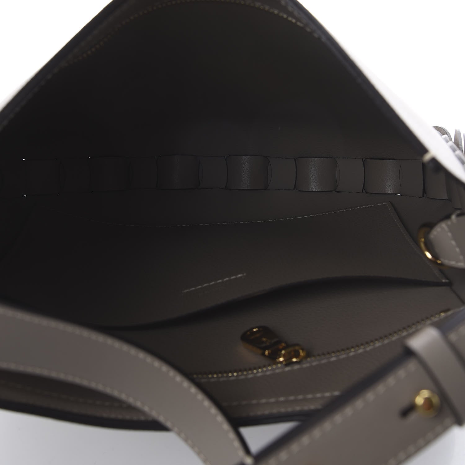 Chloe Small Grain Smooth Calfskin Medium Darryl Hobo Motty Grey 4 of 8