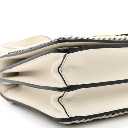 Prada City Calf Raffia Saffiano Cahier Bag Naturale White 9 of 11