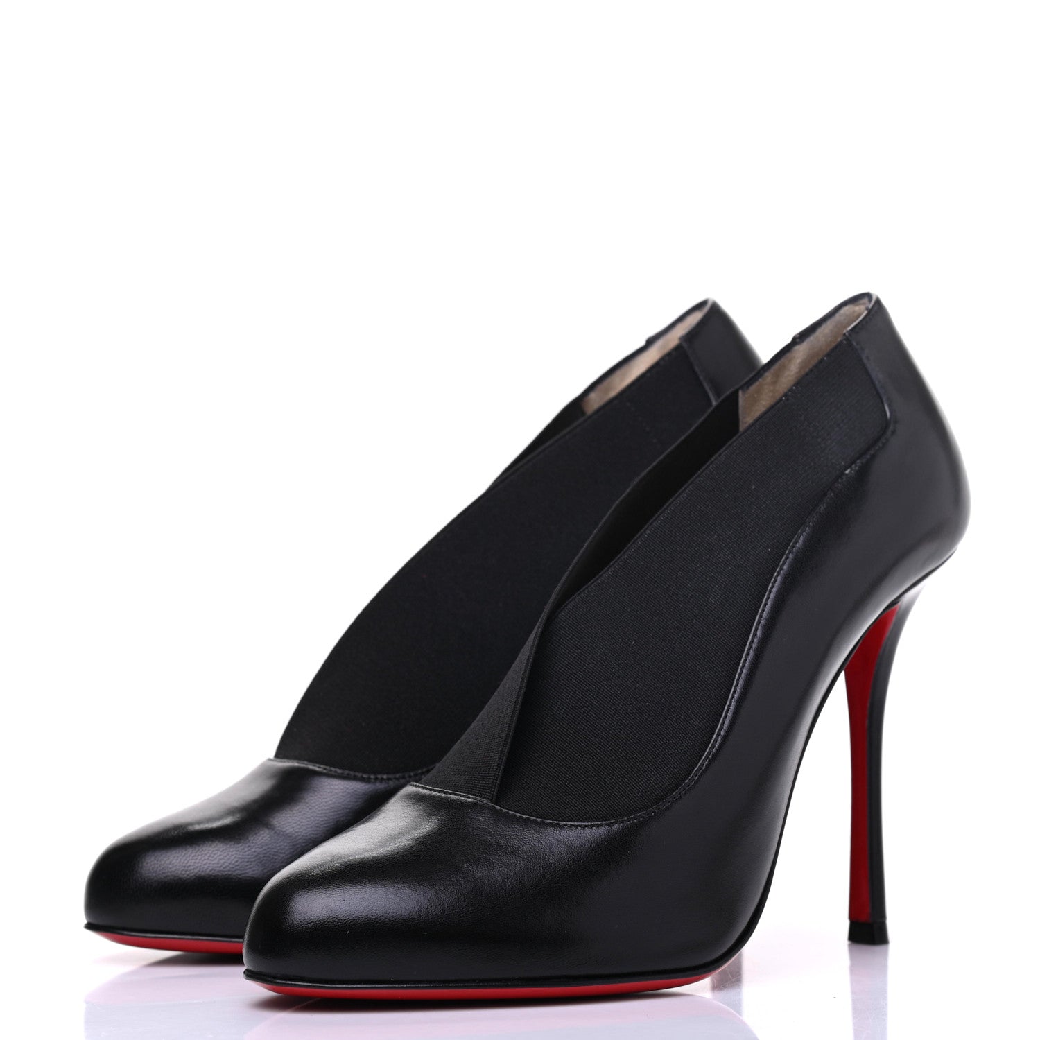 Christian Louboutin Shiny Nappa Toot Couverte 100 Pumps 37.5 Black 3 of 9