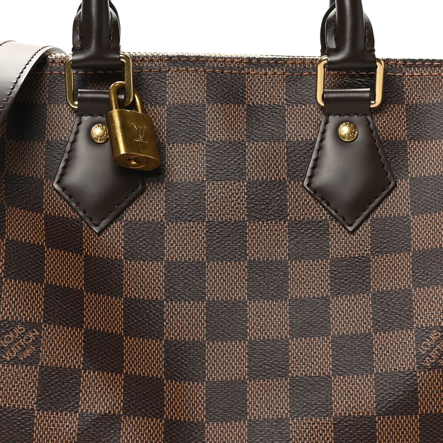 Louis Vuitton Damier Ebene Speedy Bandouliere 25 8 of 10