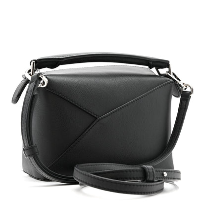 Loewe Calfskin Mini Puzzle Edge Bag Black 3 of 13