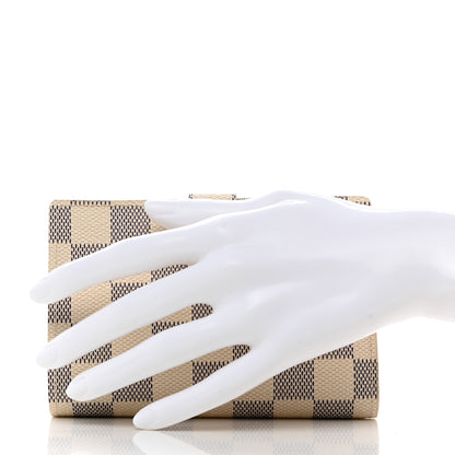 Louis Vuitton LOUIS VUITTON Damier Azur French Purse Wallet 2 of 10