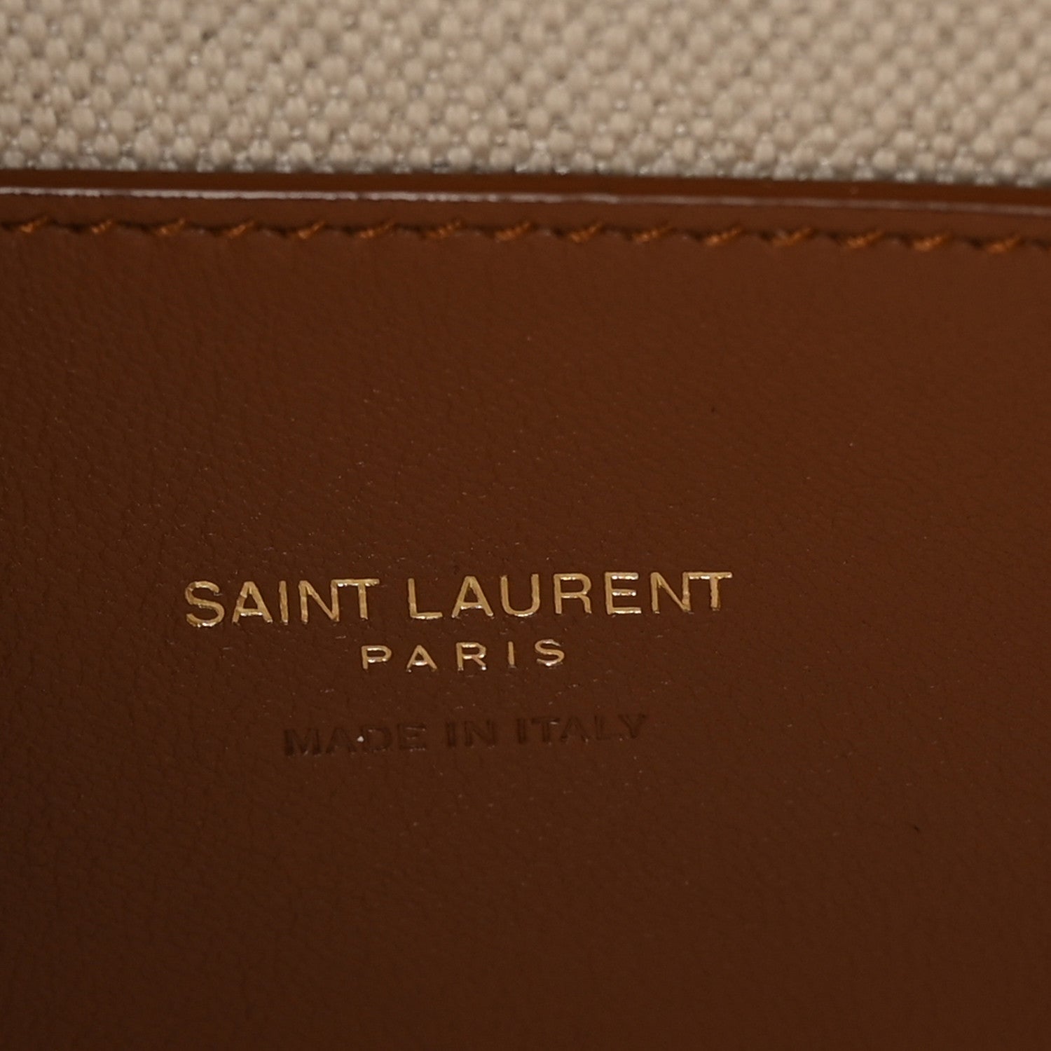 Saint Laurent Linen Calfskin Monogram Small Solferino Satchel Greggio Brick 11 of 19