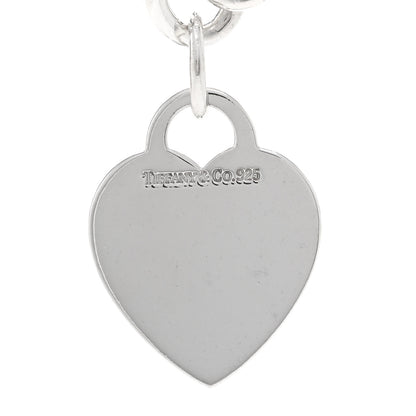 Tiffany Sterling Silver Heart Tag Pendant Necklace 5 of 5