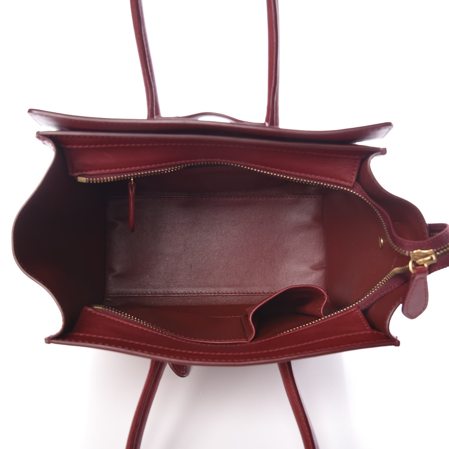 Celine Smooth Calfskin Micro Luggage Rust 5 of 18