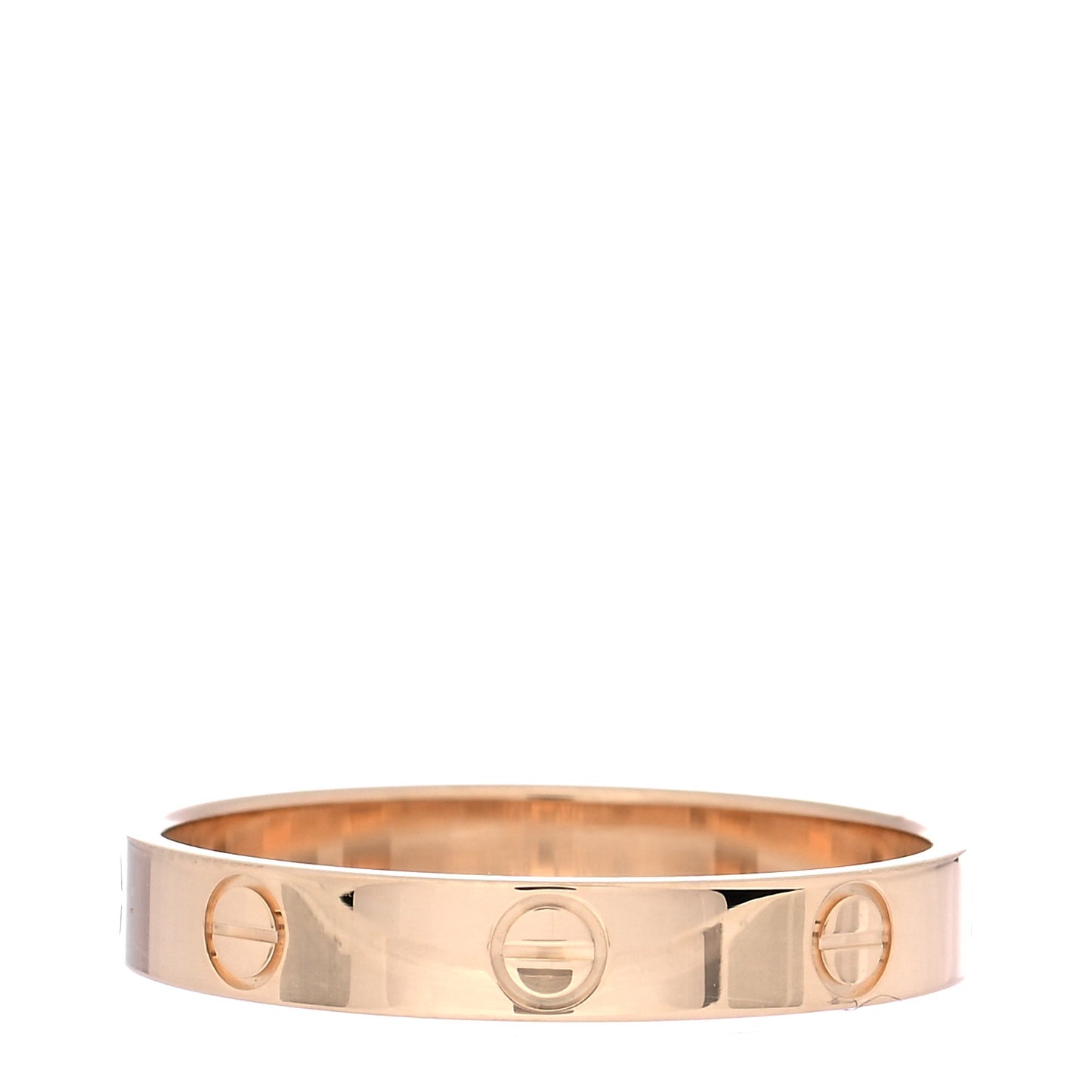 18K Yellow Gold 3.5mm LOVE Wedding Band Ring 61 9.5