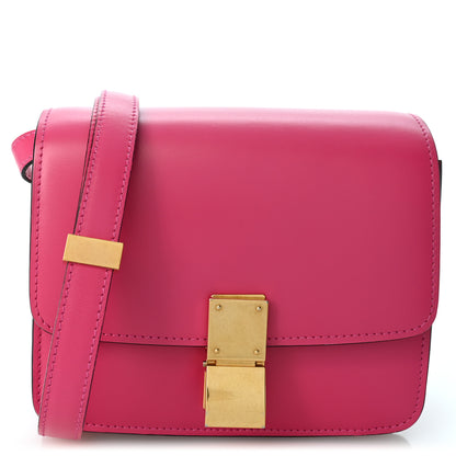Celine Box Calfskin Small Classic Box Flap Bag Hibiscus 1 of 10