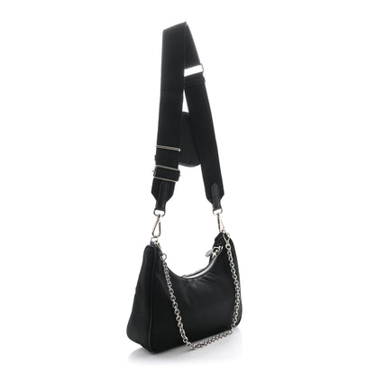 Prada Nylon Re-Edition 2005 Shoulder Bag Black 3 of 11