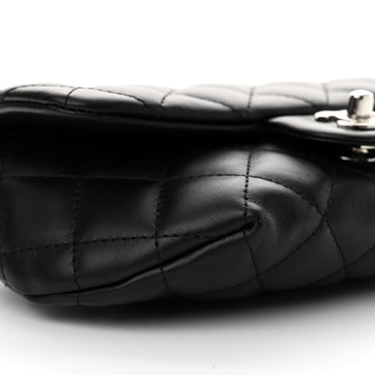 Chanel Calfskin Quilted CC Uniform Flap Belt Bag Black 9 of 12
