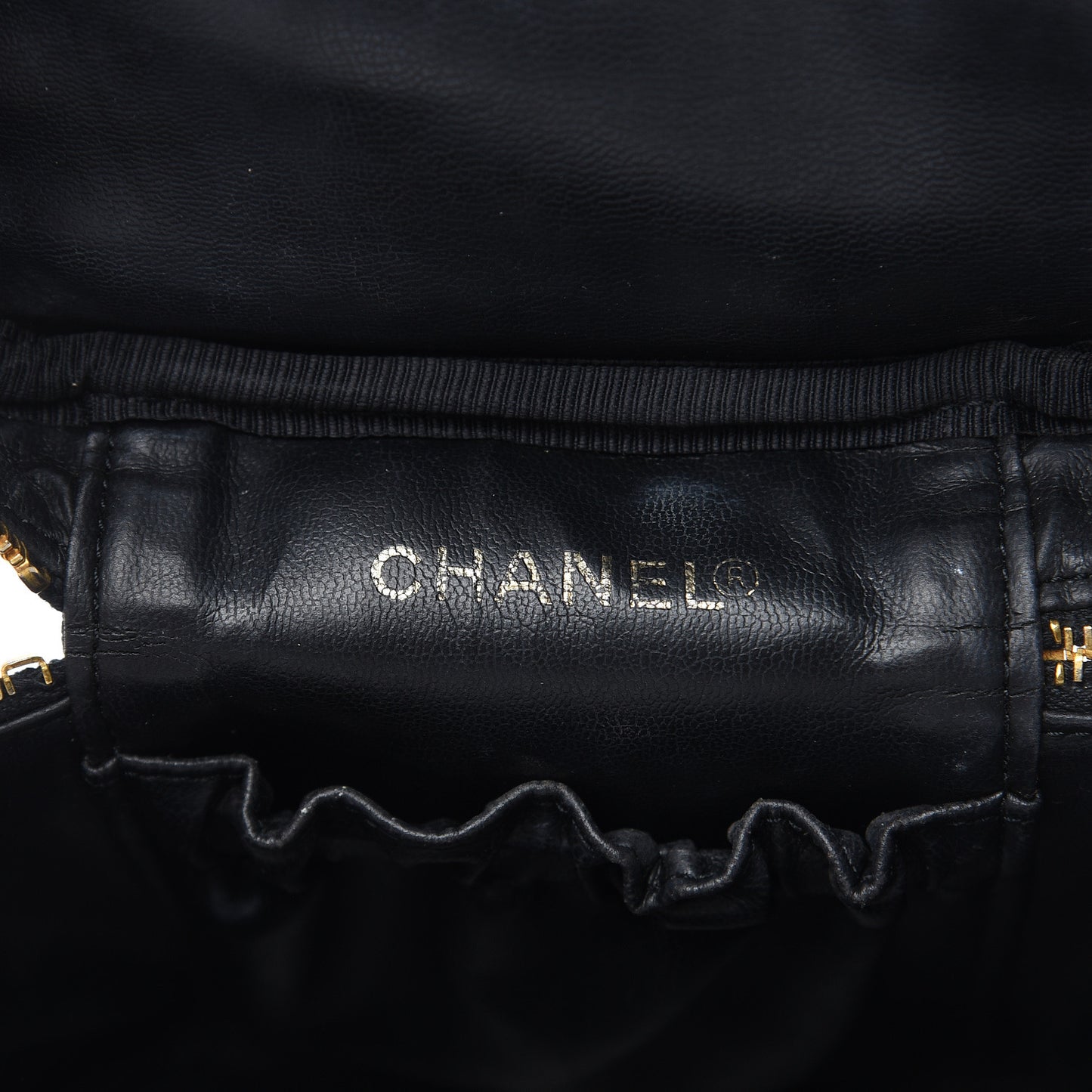 Caviar Cosmetic Vanity Bag Black
