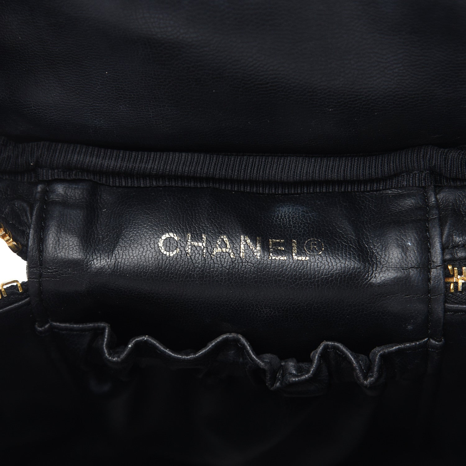 Chanel Caviar Cosmetic Vanity Bag Black 6 of 13
