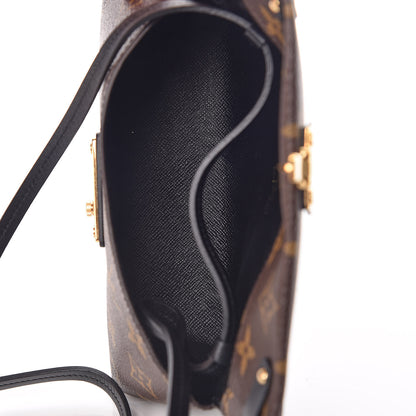 Louis Vuitton Monogram Triangle Chain Wallet Black 7 of 10