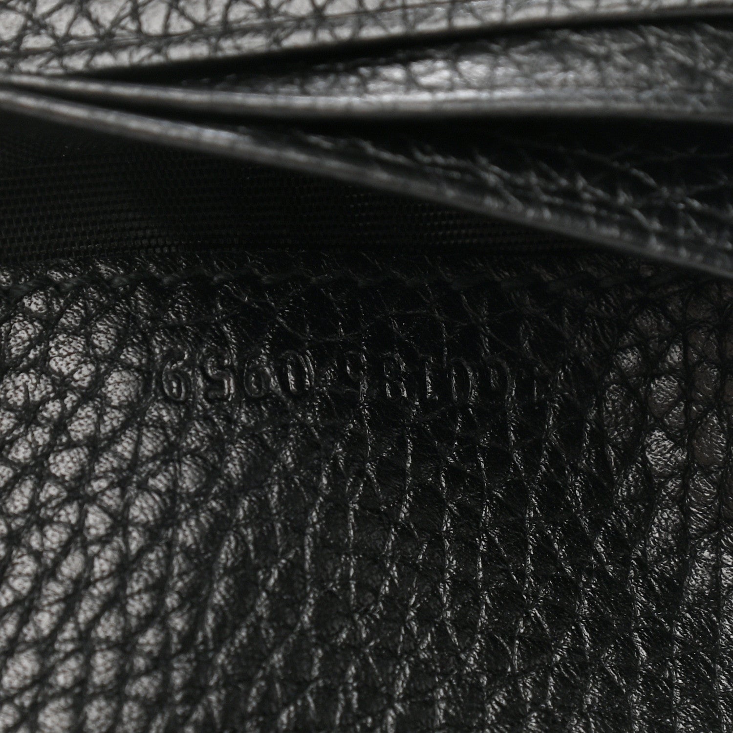 Gucci Pebbled Calfskin Animalier Card Case Black 7 of 7