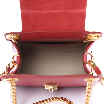 Chloe Shiny Calfskin Mini Annie Shoulder Bag Dreamy Red 5 of 10