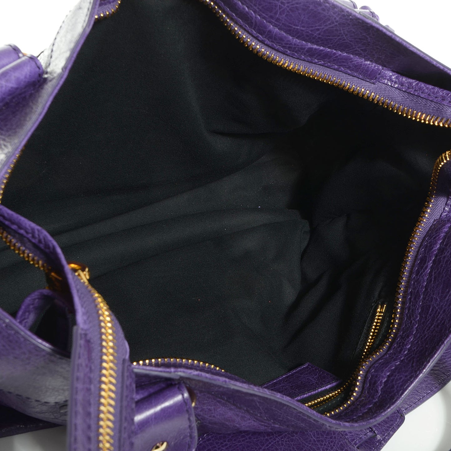 Agneau Giant 21 Gold Hardware City Dark Violet