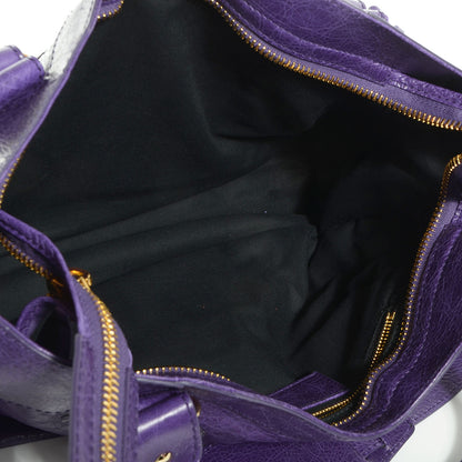 Balenciaga Agneau Giant 21 Gold Hardware City Dark Violet 7 of 11