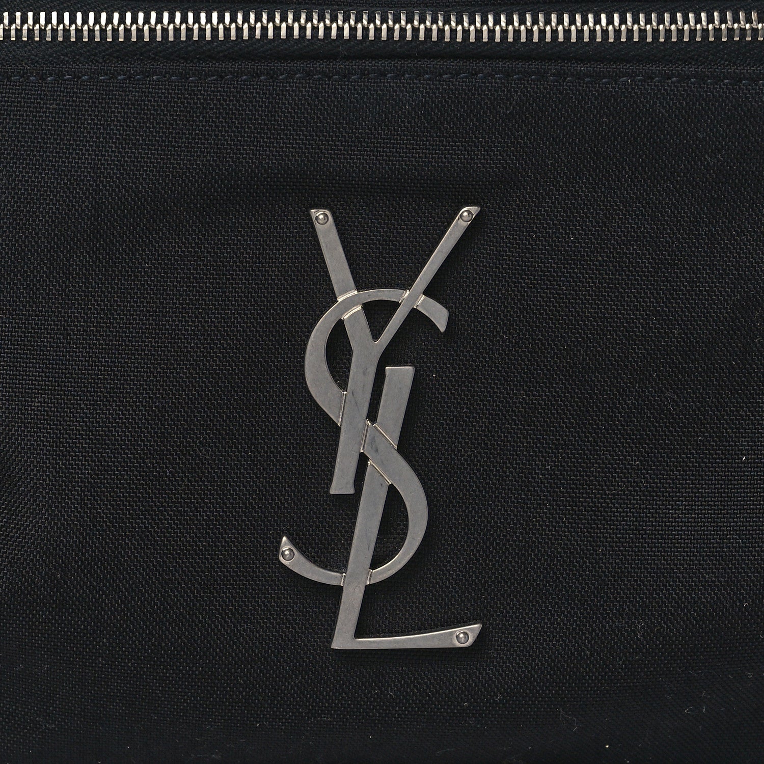 Saint Laurent Canvas Monogram Belt Bag Black 7 of 9