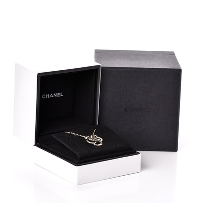 Chanel 18K Yellow Gold Fil de Camelia Pendant Necklace 7 of 7