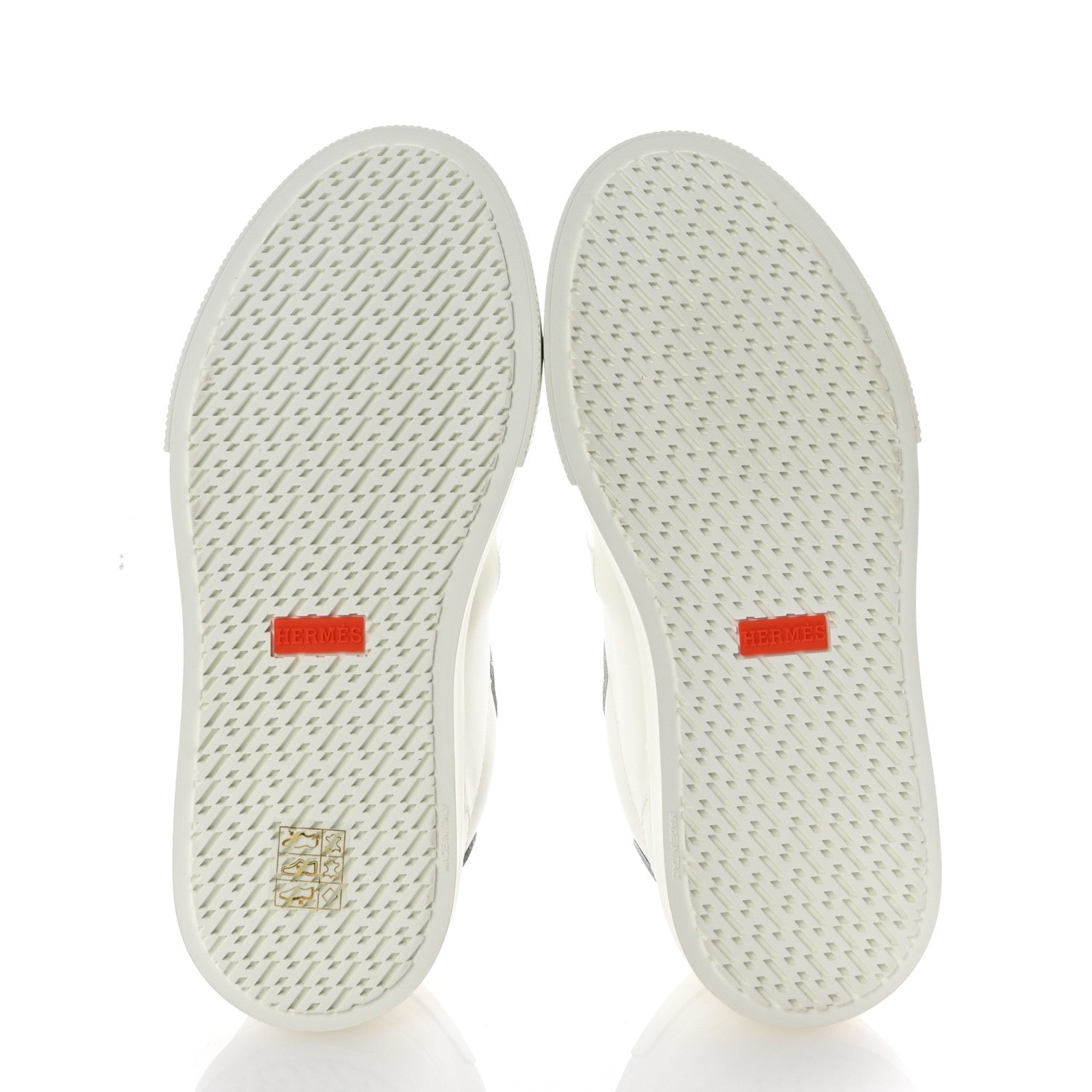 Hermes Calfskin Day Sneakers 35.5 White 7 of 10