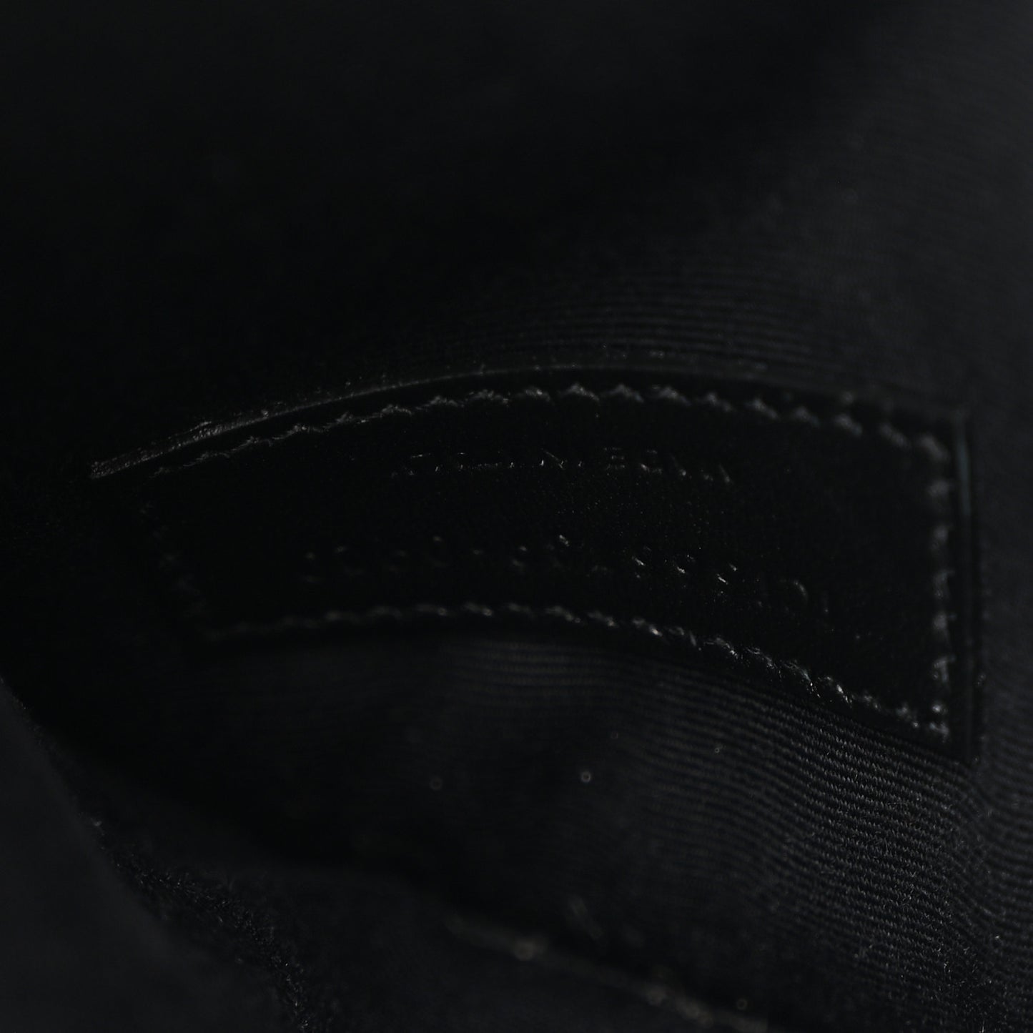 Smooth Shiny Calfskin Uptown Pouch Crema Soft