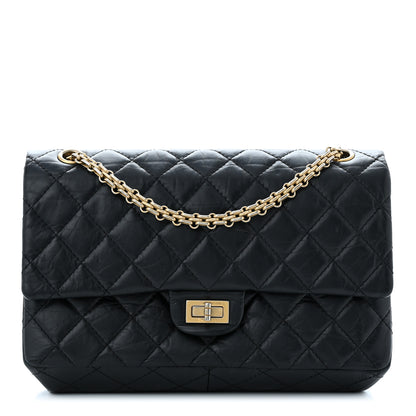 Chanel Aged Calfskin Quilted 2.55 Reissue 226 Flap Black 1 of 11