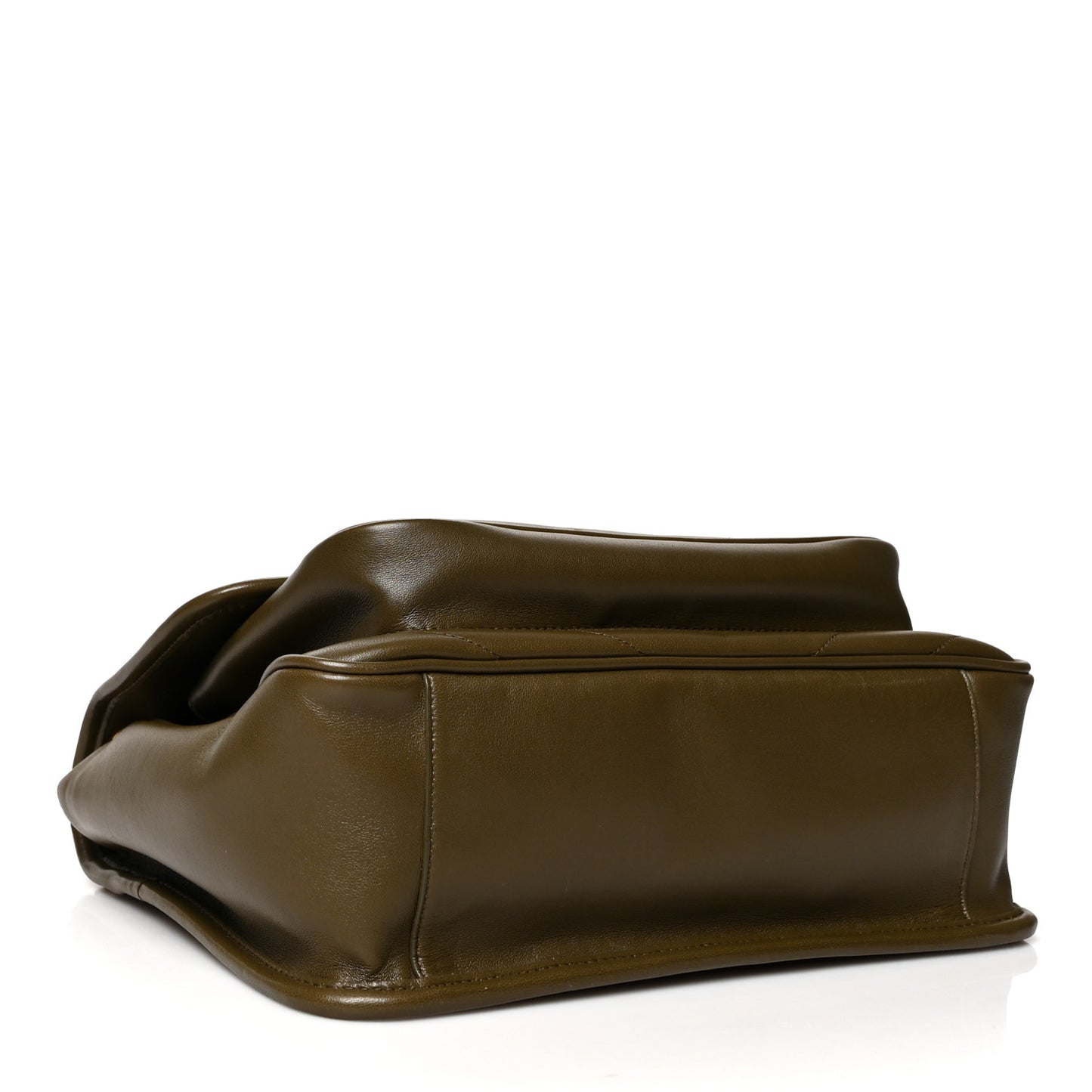 Lambskin Matelasse Monogram Medium Niki Chain Satchel Seaweed