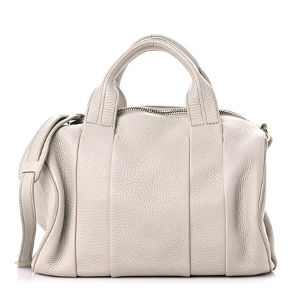 Alexander Wang Pebbled Lambskin Rocco Grey Gold Hardware 1 of 8