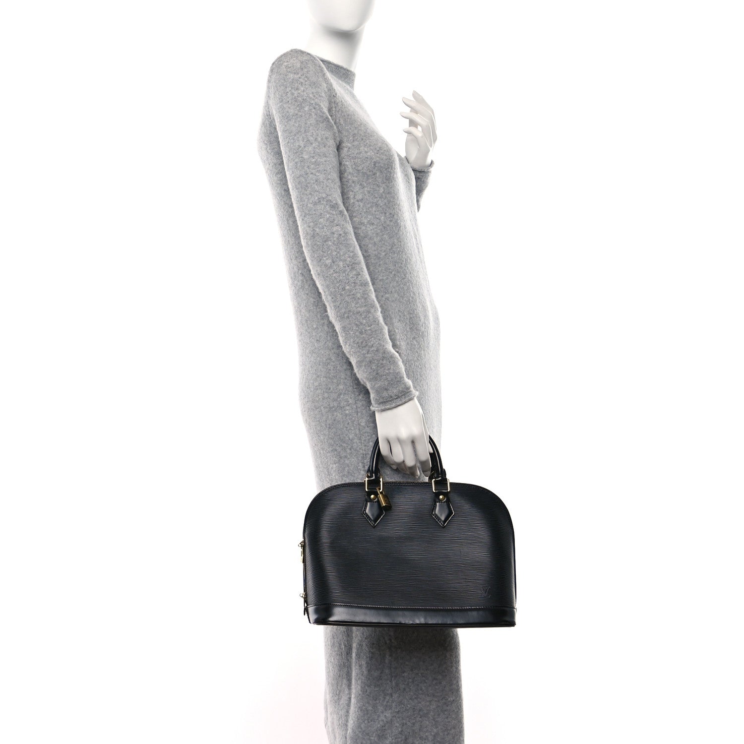 Louis Vuitton Epi Alma PM Black 3 of 9