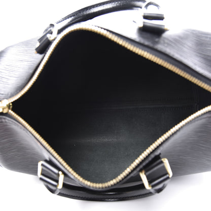 Louis Vuitton Epi Speedy 25 Black 4 of 11