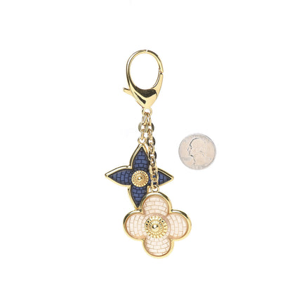 Louis Vuitton Mosaic Blooming Flowers Bag Charm Key Holder 2 of 2