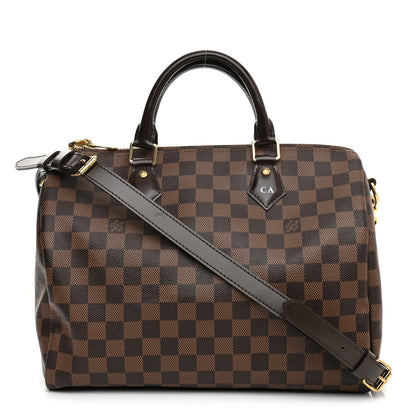 Louis Vuitton Damier Ebene Speedy Bandouliere 30 1 of 12
