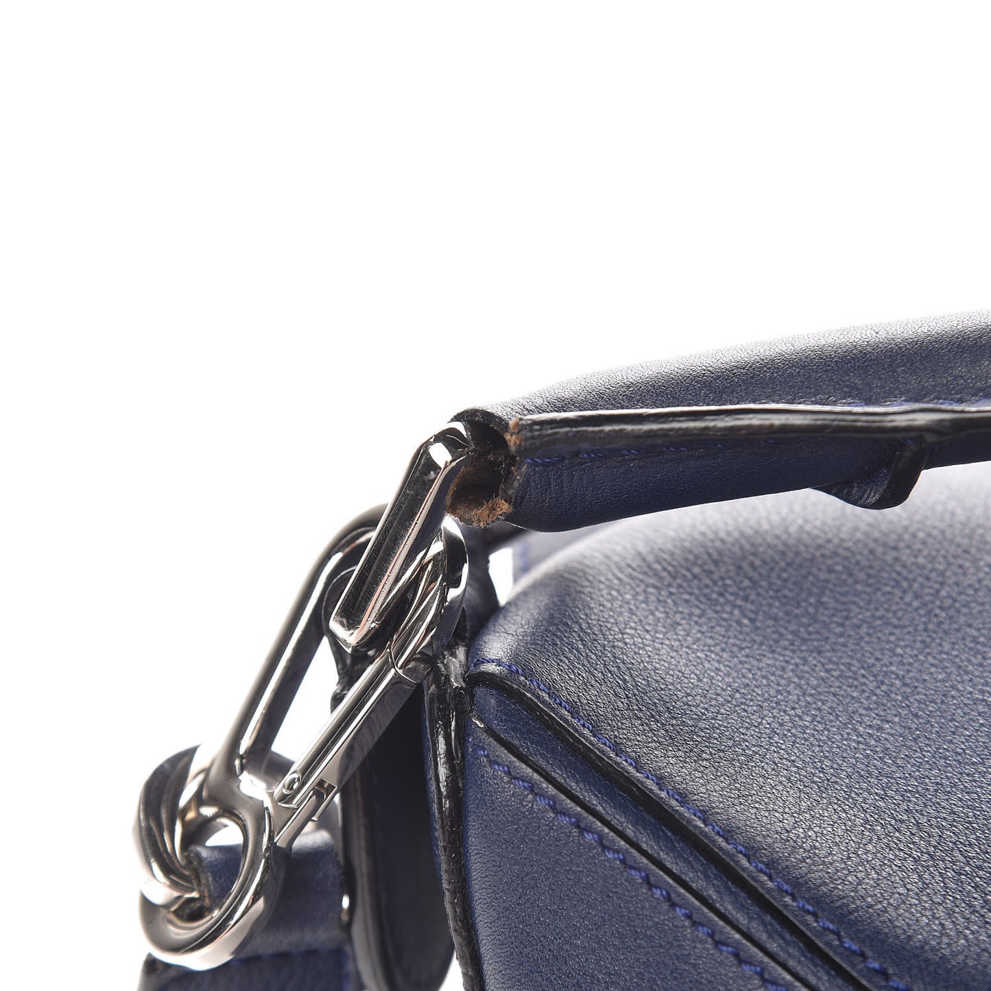 Calfskin Medium Puzzle Bag Marine