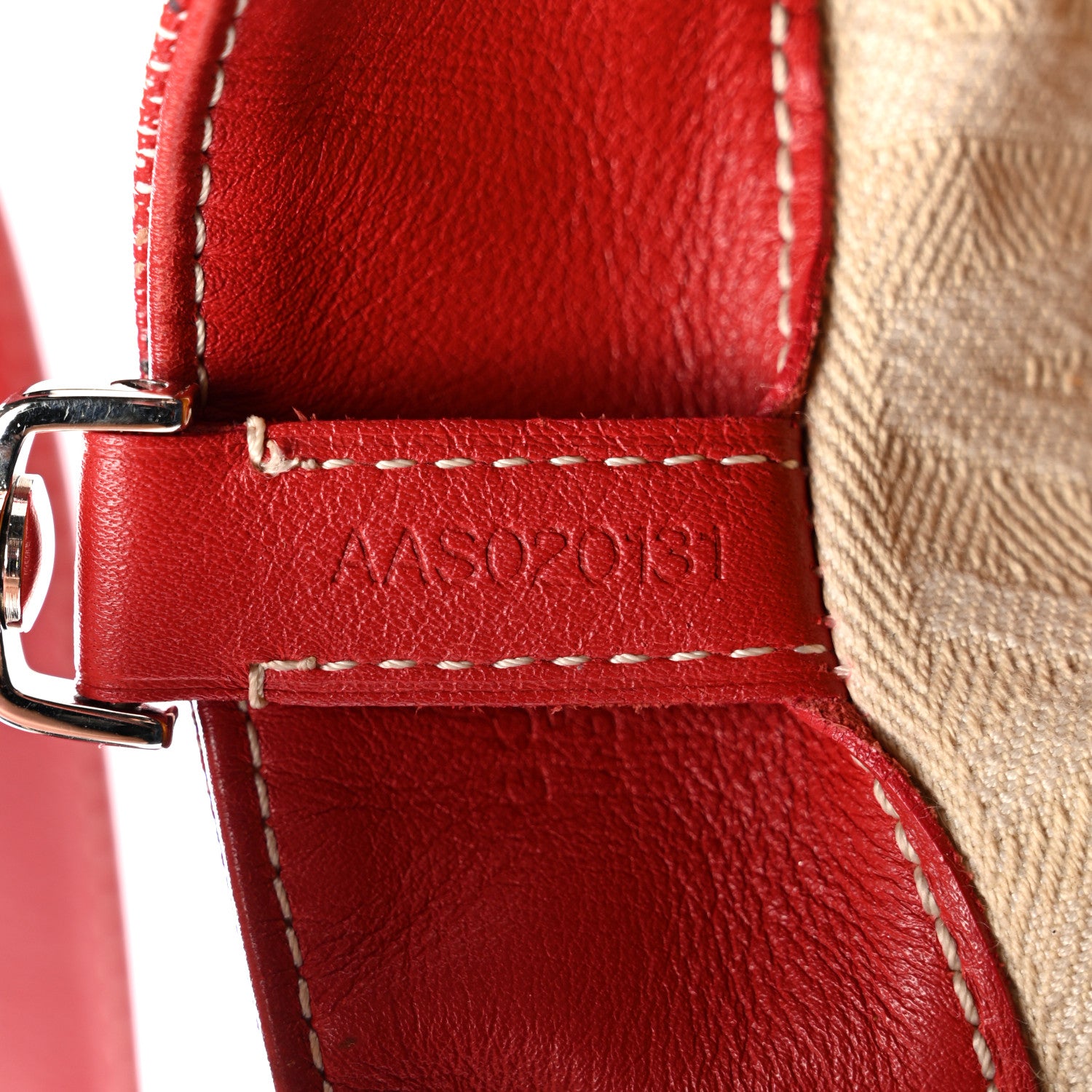Goyard Goyardine Voltaire Tote Red 7 of 11